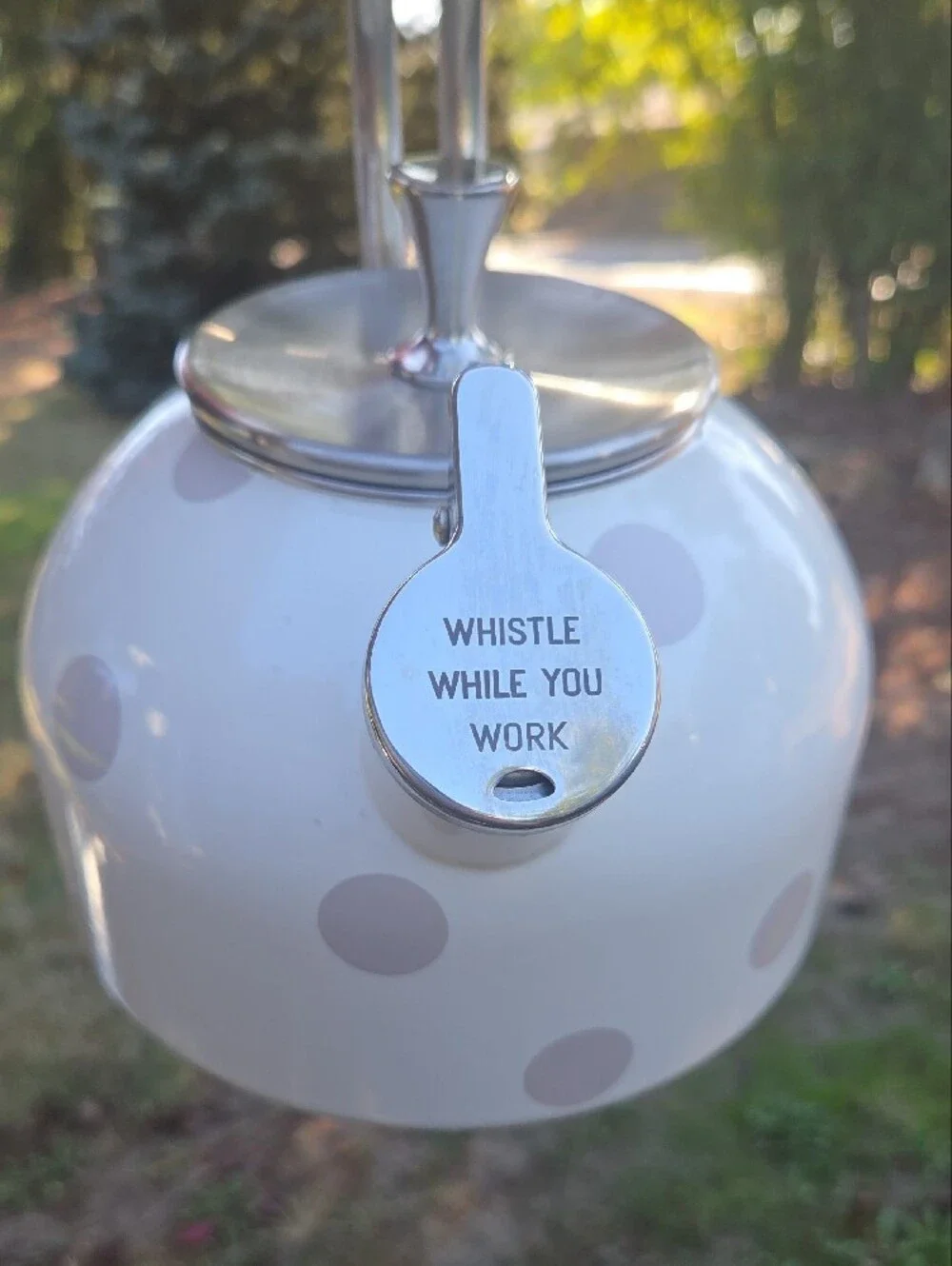 lenox kate spade polka dot tea kettle